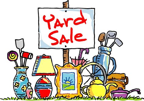 Community Garage Sale, Sale Clipart, Longest Yard Sale, Online Garage Sale, Sale Signage, Yard Sale Signs, Garage Sale Tips, Garage Sale Signs, Rummage Sale