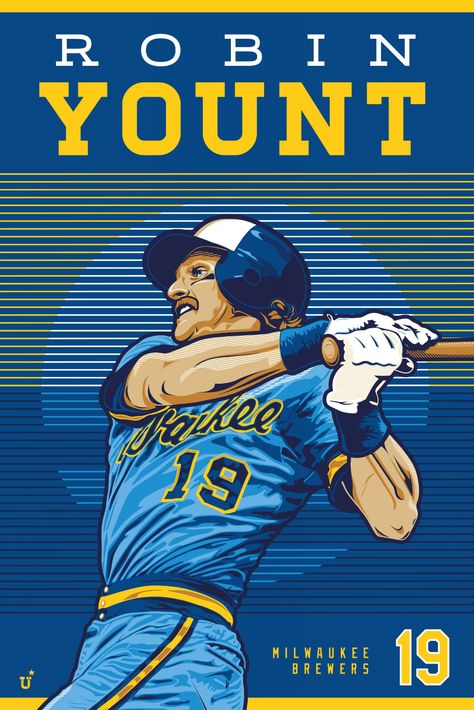 Office Posters, Robin Yount, Rockin Robin, Sports Pics, Gold Gloves, City Icon, National Heroes, Office Poster, Sports Pictures