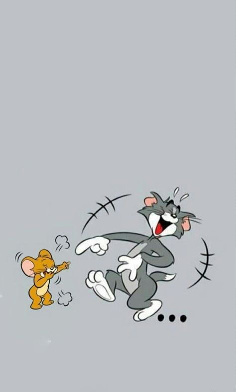 Tom And Jerry Laughing, Lock Screen Wallpaper Android, Tom And Jerry Wallpapers, Iphone Wallpaper Iphone, Tom E Jerry, Painted Toms, Disney Character Art, Disney Toms, Tom Y Jerry