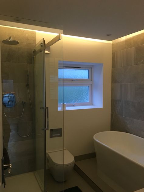 Our new bathroom ! #floatingtoilet #marble #drop-ceiling #leds #grohe Floating Toilet, Floating Ceiling, Ceiling Bathroom, Drop Ceiling, Bathroom Ceiling, Dropped Ceiling, New Bathroom, Bathrooms, Floating