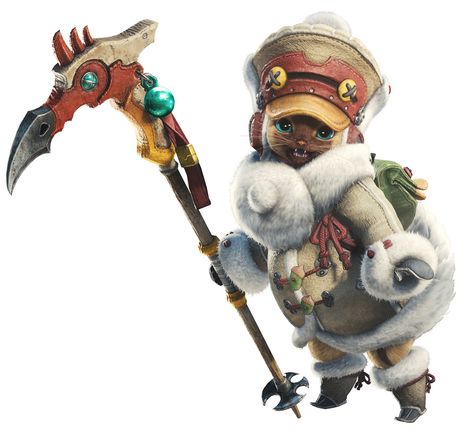 Palico Winter Gear Artwork from Monster Hunter: World #art #artwork #gaming #videogames #gamer #gameart #monsterhunterworld #monsterhunter Palico Monster Hunter, Monster Hunter Cat, Monster Hunter Series, Hunter Art, Monster Hunter Art, World Cat, Gear Art, Monster Hunter World, Kitty Games