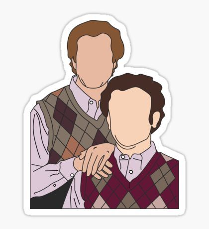 Step Brothers Portrait Sticker Step Brothers Stickers, Step Brothers Painting, Step Brothers Movie Tattoo, Step Brothers Tattoo Ideas, Step Brothers Tattoo, Lil Tattoos, Beer Table, Brothers Art, Brothers Movie