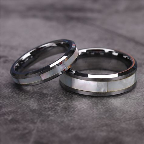 Titanium ring is lightweight, sturdy and hypoallergenic, suitable for anyone to wear. Titanium rings are great for people with sensitive skin because it doesn't make people allergic. If you are thinking about finding a favorite ring for yourself or your loved one, titanium rings will not let you down. #findurings #titaniumweddingbands #giftsforher #giftsforhim #couplerings #simplerings Hypoallergenic Wedding Rings, Engagement Rings For Men Silver, Nice Rings, Devney Perry, Medieval Things, Princess Cut Diamond Earrings, Thick Gold Chain, Shiny Earrings, Man Wedding