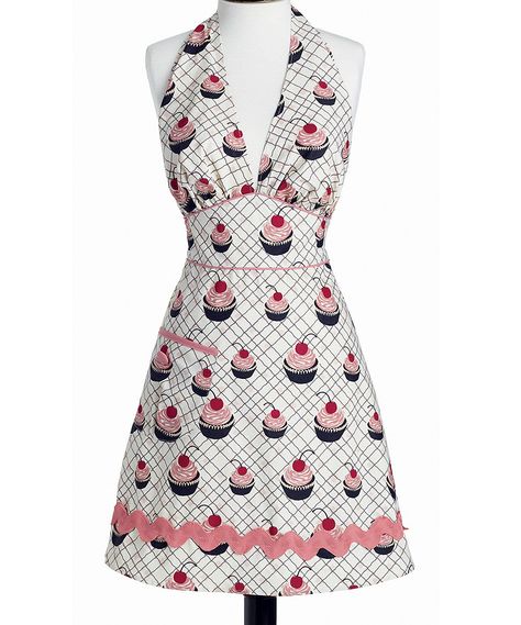 Look at this Jessie Steele Cherry Cupcakes Bombshell Apron on #zulily today!  $22.99 Apron Women, Cupcake Apron, Cherry Cupcakes, Hostess Apron, Retro Apron, Aprons For Men, Kids Apron, Apron Pockets, Aprons For Sale