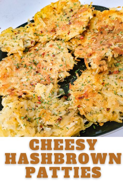 Crispy Cheesy Hashbrown Patties, Hashbrown Patty, Crispy Cheesy Hashbrowns, Hashbrown Patties, Hashbrown Patties Recipes, Cheesy Potatoes With Hashbrowns, Hash Brown Patties, Homemade Hashbrowns, Cheesy Hashbrowns