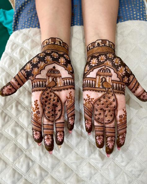 100+ Latest Bridal Mehndi Designs 2024 Images & Inspirations Rajasthani Mehndi, 2024 Images, Mehndi Ceremony, Chibi Wallpaper, Back Of Hand, Latest Bridal Mehndi Designs, Wedding Mehndi Designs, Bridal Mehendi Designs, Wedding Mehndi