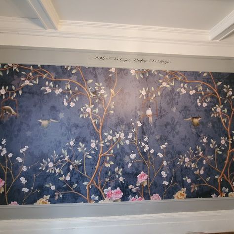 Chinoiserie Wallpaper Mural Peel and Stick Removable Wall | Etsy Canada