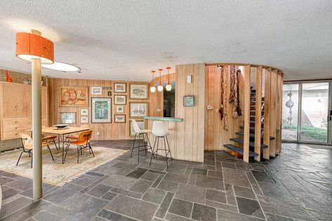 1960s Bathroom, Mid Century Remodel, Salina Ks, Mcm Kitchen, Mcm House, Crystal Springs, Living Room Dimensions, Bedroom Dimensions, Mid Century Architecture