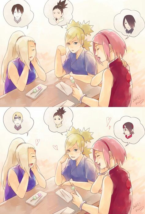 Sakura, Temari & Ino Sai Naruto, Sakura Naruto, Shikamaru And Temari, Naruto Family, Naruto Couples, Sasuke Sakura, Naruto Shippuden Characters, Boruto Naruto Next Generations, 5 Anime