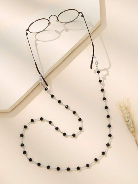 Bead Decor Glasses Chain | SHEIN USA Bead Decor, Eyeglass Chain, Glasses Chain, Beaded Necklace, Beads, Chain