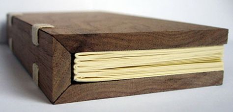 tumblr_li7t2jeDYh1qbw8y4o1_500 Buch Design, Wood Scraps, Wood Book, Wooden Books, Handmade Book, Salvaged Wood, Wooden Planks, Into The Woods, Handmade Books