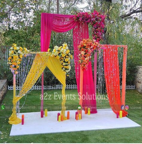 Call us for details and bookings +92-321-4268177, +92-324-4921459, +92-333-4645869  #weddingdecor #selfiebooth #eventplanner #weddingentrancedecor #flowers #a2zeventssolutions #farmhouse #royaldecoration #cateringservice #weddingideas #colorful #pakistaniwedding #eventsmanagement Selfie Booth, Wedding Hall Decorations, Wedding Background Decoration, Wedding Entrance Decor, Diy Wedding Backdrop, Marriage Decoration, Desi Wedding Decor, Mandap Decor, Beautiful Wedding Decorations