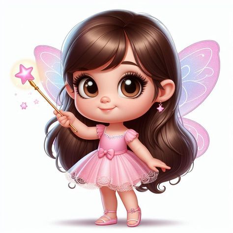 Chibi Fairy, Disney Princess Images, Cute Images For Dp, Baby Stickers, Floral Wallpaper Phone, Baby Fairy, Chibi Girl, Disney Cakes