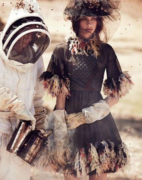 Will Davidson's 'Sweetness & LIght' Soars With Cassi Van Den Dungen for Vogue Australia April 2013 Jewelry Editorial, The Sweetest Thing, Chanel Couture, Sweetest Thing, Vogue Australia, Fashion Photography Editorial, Bee Keeping, Model Photography, Editorial Photography