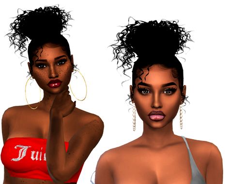 Sims 4 Afro Hair, Sims 4 Curly Hair, Top Haircuts For Men, Messy Curly Bun, Flat Top Haircut, Surfer Hair, Sims 4 Black Hair, Sims 4 Cc Kids Clothing, Curly Bun