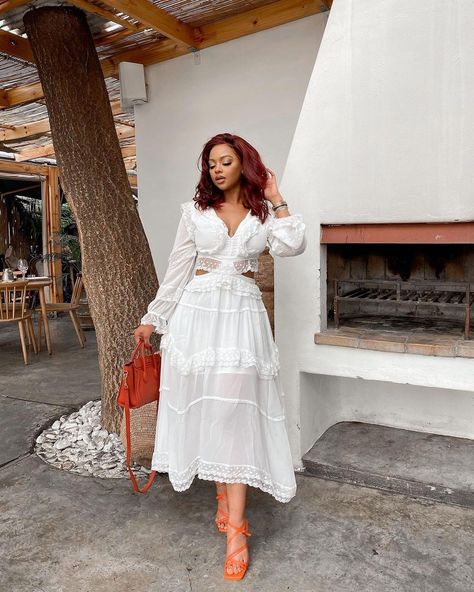 Kefilwe Mabote, Mihlali Ndamase, Bonang Matheba, Toke Makinwa, Kaftan Designs, February 14th, Black Femininity, Effortlessly Chic Outfits, Photoshoot Dress