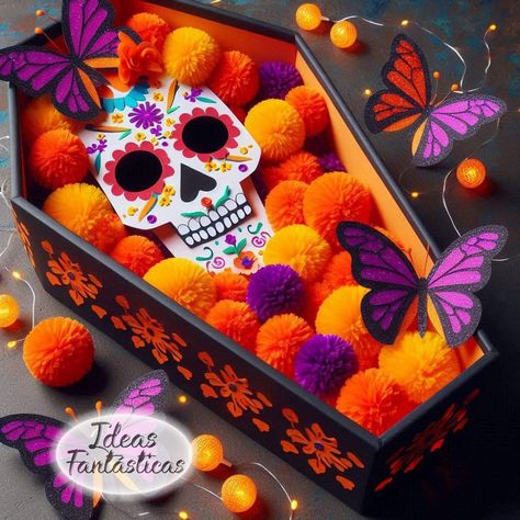 Dia De Los Muertos Decorations Ideas, Mexican Party, Trunk Or Treat, Planner Bullet Journal, Halloween Season, Celebration Party, Dia De Muertos, Day Of The Dead, Halloween Diy