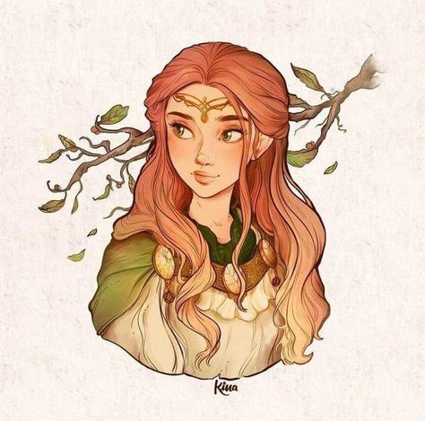 Elves Illustration, Medieval Forest, Wood Elves, Elf Characters, 얼굴 그리기, Tauriel, Dungeons And Dragons Characters, Dnd Art, Arte Sketchbook