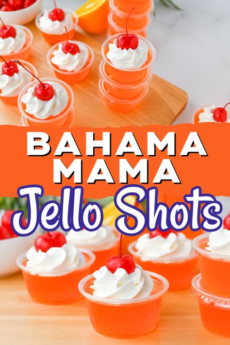 Bahama Mama Jello Shots, Easy Fruity Drinks, Summer Jello Shots, Mojito Jello Shots, Rainbow Jello Shots, Blue Hawaiian Jello Shots, Watermelon Jello Shots, Making Jello Shots, Best Jello Shots