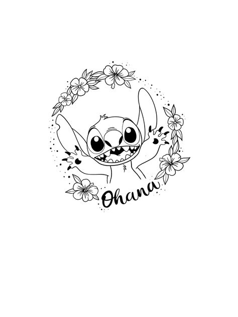 Disney Stitch Tattoo, Lilo And Stitch Tattoo, Disney Inspired Tattoos, Disney Sleeve Tattoos, Toothless And Stitch, Stitch Coloring Pages, Disney Sleeve, Vinyle Cricut, Stitch Tattoo