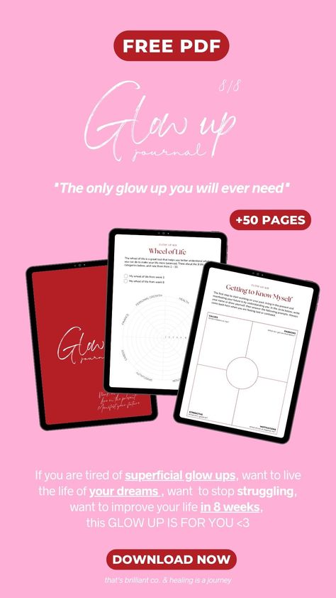 Glow Up 8/8: Free PDF Samsung Notes, Empowering Books, Wheel Of Life, Live In The Present, Get To Know Me, Samsung Note, Getting To Know, Glow Up?, Self Improvement