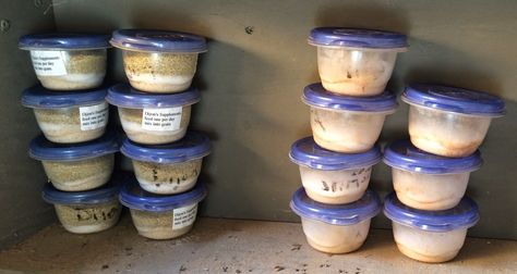 Do It Yourself: Make Your Own Horse Supplement Packs Horse Feed Storage, Barn Organization Ideas, Horse Feed Room, Horse Stalls Doors, Horse Shed, Horse Ownership, Horse Tack Rooms, Horse Supplements, Cattle Barn