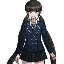 Pregame Maki, Maki Harukawa Sprite, Maki Harukawa, Video Game Anime, Dark Dress, Danganronpa 3, Danganronpa V3, Naruto Kakashi, Danganronpa Characters