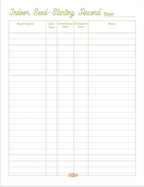 Seed Starting Log, Garden Notebook Ideas, Garden Calendar Printable, Farm Binder, Garden Planning Template, Garden Journal Ideas, Seed Binder, Plant Journal Template, S24 Aesthetic