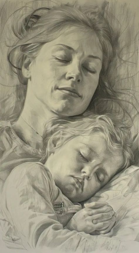 Celebrate Mom: 50 Free Mother's Day Phone Wallpapers to Show Your Love - NFT Art with Lauren McDonagh-Pereira Photography Mothers Day Pencil Sketch, Art Poses Drawing Reference Real Life, Mother Art Drawing, Mothers Wallpaper, Motherhood Artwork, Mother And Son Art, Mother And Child Drawing, Mom Wallpaper, Photorealistic Drawings