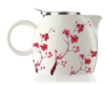 PUGG Cherry Blossoms by Tea Forté Tea Forte, Messy Kitchen, Ceramic Teapot, Steeped Tea, Porcelain Teapot, Tea Lovers, Tea Gifts, Ceramic Teapots, Loose Tea