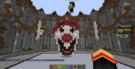 Minecraft Clown Build, End Portal Minecraft, Minecraft Heads, Minecraft Face, Skin Mine, Minecraft Seed, Scary Houses, Pennywise The Clown, Minecraft Mobs