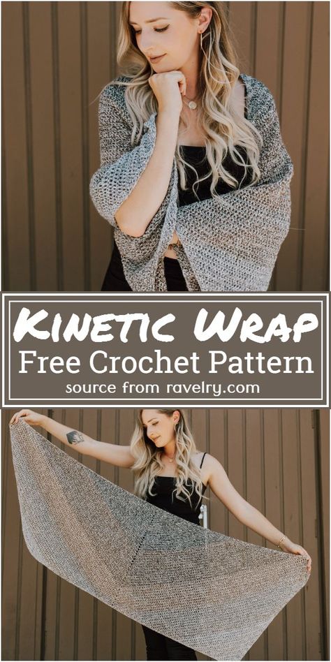 Kinetic wear for women Free Crochet Wrap Patterns, Baby Blankets Crochet, Crochet Triangle Shawl Pattern, One Skein Crochet, Crochet Wrap Pattern, Blankets Crochet, Cozy Crochet Patterns, Crochet Triangle, Crochet Baby Blankets