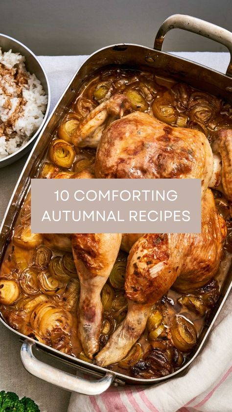 10 comforting autumnal recipes Perfect Autumn Meal, Dinner On The Table, Autumn Recipes Uk, Autumn Recipes Dinner, Autumnal Recipes, Hearty Soups And Stews, Autumn Dishes, Hearty Recipes, Meatless Mains