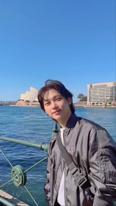 Felix in Australia! ❤️❤️❤️🌿 #felixstraykids #felixlee #yongbok Felix In Australia, Lee Yongbok, Kang Min Hyuk, Felix Skz, Pretty Angel, Earth Angel, L Love You, Lee Felix, Felix Stray Kids