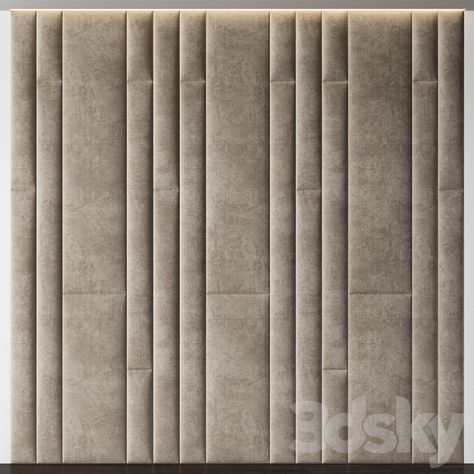 3d models: Other decorative objects - Wall Panel No.40 Padded Wall Panels, Fabric Wall Panels, Modern Partition Walls, Panel 3d, Bed Headboard Design, Padded Wall, Small Balcony Design, Bedroom Wall Designs, Luxury Bedroom Master