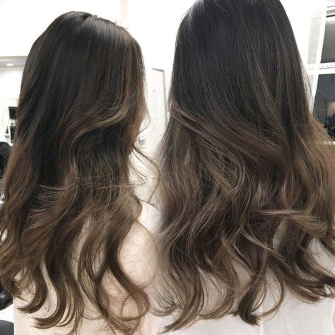 Rose Highlights, Balayage Medium, Fall Brunette, Balyage Long Hair, Ash Balayage, Black Hair Balayage, Perfect Hair Color, Highlights Hair, Brown Hair With Blonde Highlights