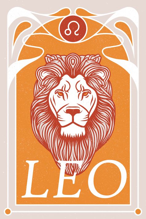 For all those Leos out there! Decorate your space with a poster from our Astrology collection and let your inner lion ROAR! Leo Poster, Grey Jay, Leo Zodiac Art, Gray Jay, Lion Roar, Leo Astrology, Leo Star Sign, Leo Star, Sign Illustration