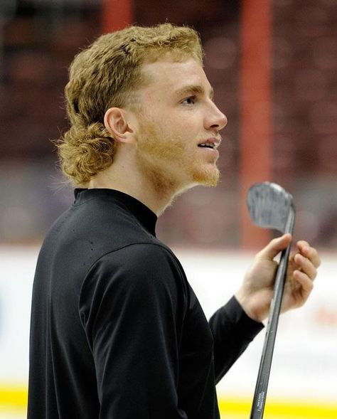 #Blackhawks playoff mullet Hockey Mullet, Patrick Kane Mullet, Modern Mullet Haircut, Hockey Hair, Mullet Fade, Monochrome Makeup, Monochrome Makeup Look, Mullet Haircut, Patrick Kane