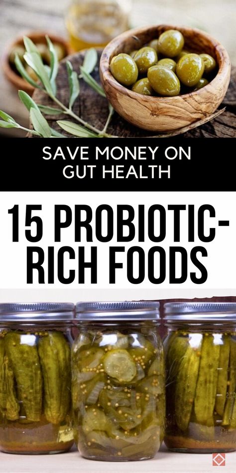 Boost your gut health with these 15 affordable, probiotic-rich foods! Each of these options, including miso, sauerkraut, and homemade kombucha, provides natural probiotics to support digestion and immunity. Ideal for those who want to avoid the cost of supplements, these foods offer a budget-friendly approach to better health. Save this pin for tasty and wallet-friendly probiotic foods you can enjoy every day. Food With Probiotics, Probiotic Rich Foods, Prebiotic Fiber Foods, Best Fermented Foods For Gut Health, Probiotic Foods For Women, Probiotics For Women Gut Bacteria, Gut Cleaning Food, Prebiotic Recipe, Natural Probiotics For Women