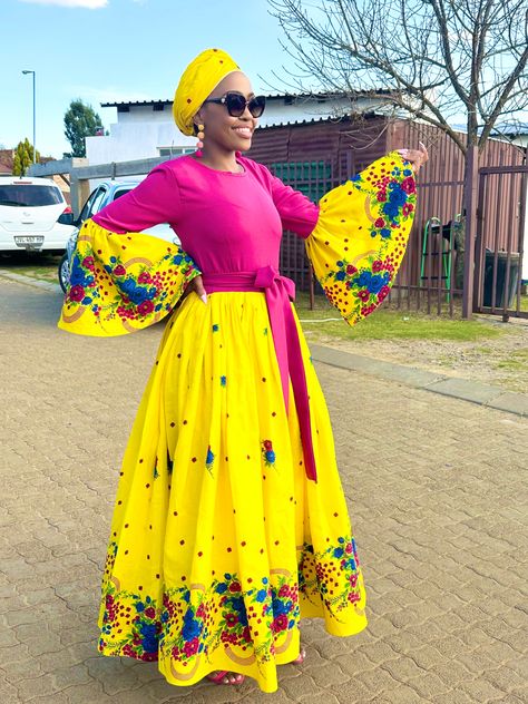 Tsonga Traditional Attire, Venda Traditional Attire, Traditional Attire, Women Outfit, African Wedding, African Fashion Dresses, African Dress, African Clothing, African Print