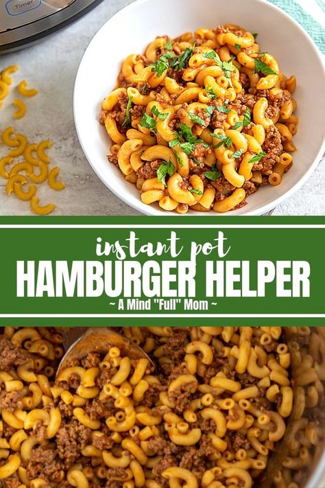 Birthday Dinner For Husband, Dinner For Husband, Instant Pot Hamburger Helper, Childhood Meals, Hamburger Helper Recipes, Cozy Cook, Winter Foods, Foil Packs, Weekly Dinner