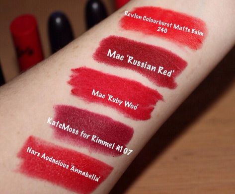 The Best Red Lipsticks by Kate McCormack | Pippa O'Connor - Official Website Red Lipstick Pale Skin, Red Lipstick For Olive Skin, Lipstick For Pale Skin, Kate Moss Lipstick, Mac Russian Red, Ruby Woo Lipstick, Mac Ruby Woo, Perfect Red Lipstick, Mac Viva Glam