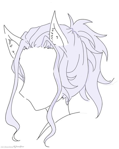 Drawing Base Hair, Hair Base Drawing Female, Drawing Poses Male, Anime Purple, Anime Purple Hair, Hair Base, Body Image Art, Pelo Anime, Animation Art Sketches