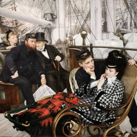 Joséphine Bindé on Instagram: “James Tissot, The Last Evening, 1873, détail #museedorsay #expotissot #Jamestissot #orsay #art #peinture #painting #england #angleterre…” Guildhall Art Gallery, James Tissot, Lawrence Alma Tadema, Thomas Gibson, Art Japonais, Victorian Art, Caricatures, Adele, Wrapped Canvas Art