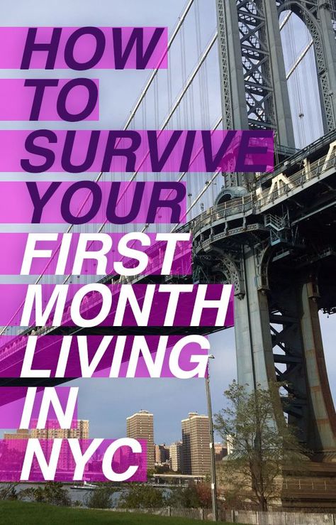 How to survive your first month living in NYC #expat #nyc #brooklyn Apartment Budgeting, Moving States, Moving To Nyc, Brain Juice, Tips For Moving, Living In Nyc, Nyc Living, York Travel, Nyc Brooklyn