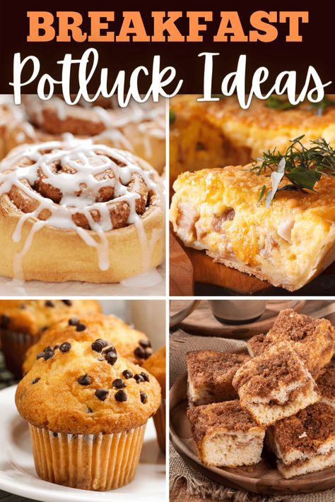 Wondering what to bring to your next breakfast potluck? From breakfast pizza to Belgian waffles, here are 23 recipes that are guaranteed crowd-pleasers! Serving Breakfast To A Crowd, Company Breakfast Ideas Simple, Breakfast Crowd Pleasers, What To Bring To A Breakfast Potluck, Breakfast For A Crowd Ideas, Sweet Breakfast Potluck Ideas, Easy Breakfast Snacks For A Crowd, Breakfast For Coworkers, Easy Large Group Breakfast Ideas