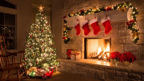 Learn why we decorate trees, swap cookies and hide pickles and elves, among other traditions. Lantern Gift, Picnic Tablecloth, Red Stockings, Christmas Stocking Holders, Fireplace Hearth, Christmas Music, Decoration Christmas, Christmas Images, Christmas Activities