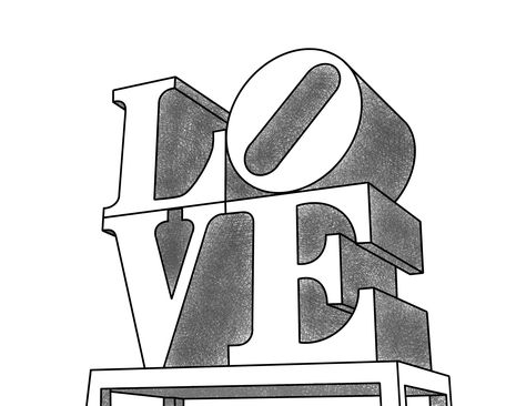 Love Park Tattoo, Philly Love Tattoo, Philadelphia Tattoo Ideas, Philly Skyline, Drawing Minimal, Philadelphia Art, Beginner Tattoos, Love Statue, Statue Tattoo