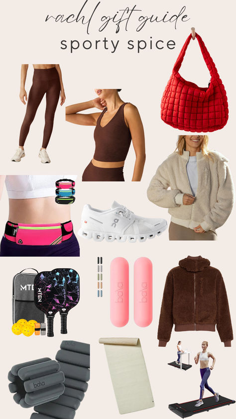 Perfect gift ideas for your active lifestyle friends Gym Christmas Gifts, Girls Gift Guide, Gift Ideas For Everyone, Gift Guide Women, Sporty Spice, Foodie Friends, Holiday Gift Ideas, Love Fitness, Fitness Gifts