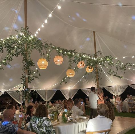 White Tent Backyard Wedding, Marquee Garden Wedding, Simple Tent Wedding, Open Field Wedding, Sail Cloth Tent, Wedding Tent Lighting, Seafoam Wedding, Outdoor Tent Wedding, Garden Marquee